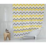 Tropik Home Banyo Perdesi - Tek Kanat Duş Perdesi, Polyester Kumaş Duşakabin Perdesi 180x200 Cm Küvet Perdesi - 100 x 500 cm - Krem