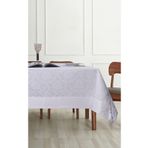 Tropik Home Pamuklu Damask Desen Beyaz Renk Lüks 160x220 Cm Masa Örtüsü