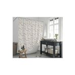 Tropik Jackline Banyo Duş Perdesi Çift Kanat 2x110x200cm