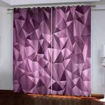 Tropikal Altın Yapraklar Karartma Perdesi 234 x 138 cm 3D Modern Desenli Termal Perde Oturma Odası Yatak Odası Çocuklar için Opak Kuşgözü Pencere Tedavisi