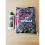 Tropikal Bitki Toprağı 2,5 Litre/tropikal Bitki Besini 225 ml