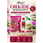 TROPİKAL Esg Plus Orkide Bakım Seti 3’lü – Orkide Toprağı + Bitki Besini + Yaprak Temizleyici