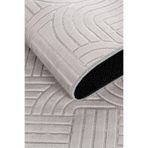 Tropikal Home Bambu Dokulu Modern Desenli Kaymaz Taban Lüx Dört Mevsim Yıkanabilir Halı Yolluk, GRİ 80 x 280