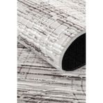 Tropikal Home Modern Desenli Kaymaz Taban Elit Şık Dört Mevsim Yıkanabilir Halı Yolluk, gri 100 x 340, th11092gri100x340