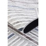 Tropikal Home Modern Desenli Kaymaz Taban Elit Şık Dört Mevsim Yıkanabilir Halı Yolluk, Renkli 80 x 370, th14014buz80x370