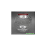 Tropikal Plastik Yuvarlak Fanus 1 Adet 15 Cm (K)