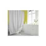 Tropikhome Duş Perdesi Çift Kanat 2x120x200cm Mermer Desenli Banyo Perdesi 16 Adet C Halka Hediyeli