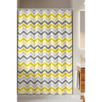 Tropikhome Tropik Home -Corner Play Gri- Çift Kanatlı Banyo Duş Perdesi (2x110x200)