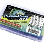 Trout Magnet -"Alabalık Mıknatıs panfish Mıknatıs Seti - 70 Bölünmüş Kuyruk Grub Oluşumu 15 Siyah Boyut 8 Kancalar"}