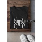 TROVE Unısex Kadın Erkek Örümcek Adam Spiderman Ağ Atan Adam Tasarım Baskılı % 100 Pamuk T-shirt