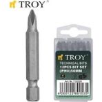 Troy 22222 Bits Uç Seti (Ph2X50 mm, 12Adet)