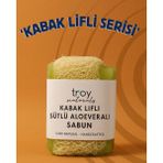 Troy Naturals Kabak Lifli Sütlü Aloe Vera Sabunu 160 gr - Yeşil