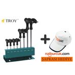 Troy T 22308 T Saplı Allen Anahtar Seti