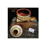 TROYAN 1868 %100 El Boyaması Doğal Sağlıklı Toprak Güveç. Traditional And Modern. Crowns Your Kitchen With Art