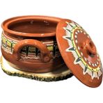 Troyan 1868 ®traditional And Modern. Crowns Your Kitchen With Art. %100 El Boyaması Doğal Sağlıklı Toprak Güveç - 3 L