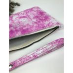 Troyder Clutch Çanta Pembe Beyaz - 01P-Pembe