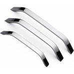 TRS Mobaks Trs Alüminyum Metal Şahin Kulp Lüks Modern Dolap Mutfak Çekmece Vestiyer Kulp - Krom - 288 mm