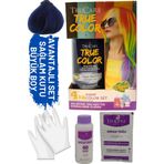 Trucare Truecolor Gece Mavisi Sac Boyasi Seti Sac Acici Ve Eldivenli
