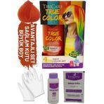 Trucare Truecolor Turuncu Sac Boyasi Seti Sac Acici Ve Eldivenli