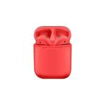 TRUE I12 Inpods Uyumlu Bluetooth Kulaklık Pop Up 5.0 Stereo Mat Kırmızı