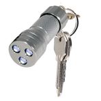 True Utility TU283 Compact MicroLite 3 LED Pocket and Key Ring Flashlight with 4 Long Life düğme piller by Infora