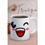 Truego Çok Mutlu Emoji Baskılı Kupa