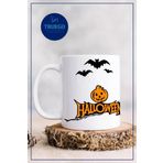 Truego Halloween Bal Kabağı Baskılı Porselen Kupa