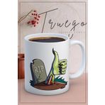 Truego Halloween RIP Baskılı Porselen Kupa