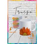 Truego Harika Bir Hayat İçin Mükemmel Olmak Zorunda Değilsin Baskılı Porselen Kupa