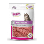 Truly Mini Hearts Tavuk Balık 50 gr Kedi Ödül