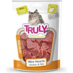Truly Tavuk Balık Kalp Şekilli 50 gr Yumuşak Kedi Ödülü
