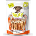 Truly Tavuk Sargılı Kalsiyum Kemik Kurutulmuş 90 gr Köpek Ödül Maması