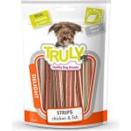 Truly Yumuşak Köpek Ödülü Tavuk-Mezgit Sandw 90 gr Sptgl - 15 Adet - Renkli