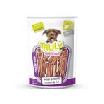 Truly Yumuşak Mini Şerit Tavuk ve Balıklı 90 gr Köpek Ödülü
