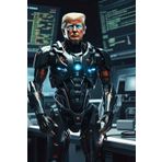 Trump Works Like A Machine For America Notebook: Trump Works Harder For The U.S.A. Than Anyone else. The Amount Of Hours He Puts In Is Like A Robot. Great For Notes.