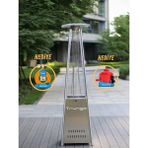 Trungo Piramit Soba Dış Mekan Isıtıcı Isı Piramidi Paslanmaz Inox