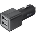 Trust 19171 Çift Usb'li Araç Şarj Cihazı 2.4A - Siyah
