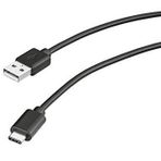 Trust 20445 USB-C'den USB-A Kablo, 1 Metre, Siyah