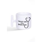 Trust Me I'm A Doctor Baskılı Latte Fincanı T Kulplu Kupa Bardak, QB1L1137