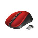 Trust Mydo Silent Kırmızı Kablosuz Optik Mause