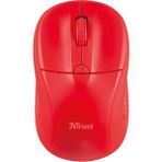 Trust Primo Kablosuz Optik Mouse 1600 DPI Ev - Ofis Kullanımı İçin Kırmızı
