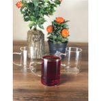 Trust Shop 6 Adet Borosilikat Isıya Dayanıklı Termisil Cam Kupa Bardak
