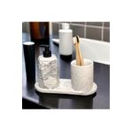 Trust Stone Marble Serisi Banyo Seti Beton