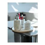 Trust Stone Yuvarlak Tepsili Mermer Desen Beton Banyo Seti