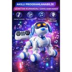 Trust Store Akıllı Programlanabilir Uzaktan Kumandalı Dans Eden Robot Köpek LED Işıklı, Müzikli, Interaktif Oyuncak - Çok Renkli