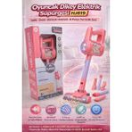 Trust Store Oyuncak Dikey Elektrik Süpürgesi HJ619 Işıklı Sesli Boncuk Hazneli 8 Parça Temizlik Seti - Çok Renkli
