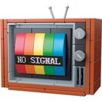 Trust Store Oyuncak Lego Renkli Televizyon Yapım Seti BLX 1988 Nostaljik Tasarım, Eğitici Yap-Boz Oyuncağı