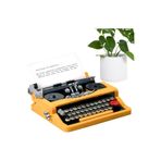 TRUST STORE Oyuncak Yapı Oyuncak Daktilo Yapı Seti JK8216 Nostaljik Tasarım, Eğitici Yap-Boz Oyuncağı