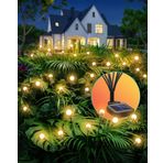 TRUSTILUX Firefly Dış Mekan Güneş Işığı 4'lü paket | 32 Solar Bahçe Lambası Konumunu Özelleştirmek için Benzersiz AnyAngle Sistemi |%30 Daha Parlak, Bitki Güvenlikli Sallanan Ateşböceği Işıkları |