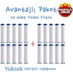 Truva 20 Adet Kireç Önleyici Duş Filtresi (Avantajlı Paket)